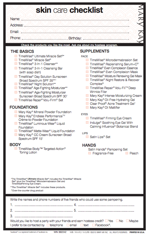 Anne Hanson Mary Kay Sales Diretor-United States Skincare Classes